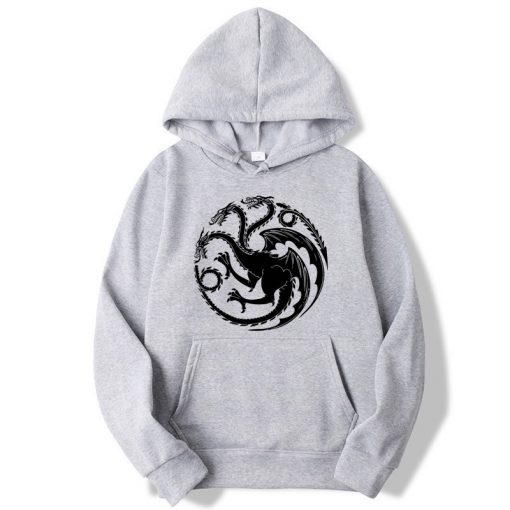 Fashion Brand Men s Hoodies Game of Thrones printing Blended cotton Spring Autumn Male Casual hip 5