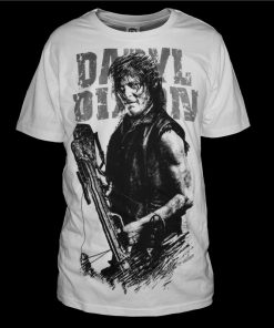 Fashion Men T Shirts The Walking Dead New Daryl Dixon T Shirt O Neck Top Tees 1