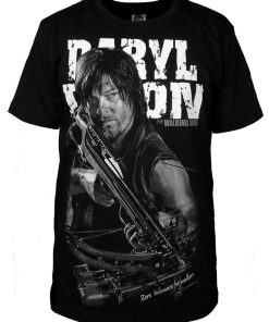 Fashion Men T Shirts The Walking Dead New Daryl Dixon T Shirt O Neck Top Tees 3