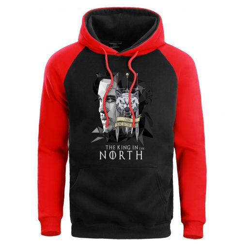Game Of Thrones Men Jonesnow Hoodie Sweatshirt Male Hoodies Winter Fleece Sweatshirts King In The North 1