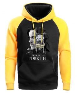 Game Of Thrones Men Jonesnow Hoodie Sweatshirt Male Hoodies Winter Fleece Sweatshirts King In The North 2