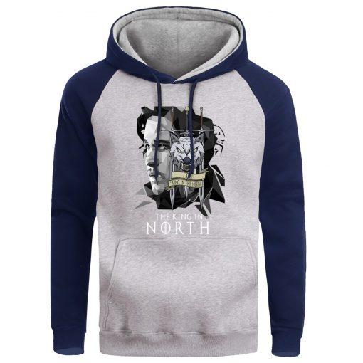 Game Of Thrones Men Jonesnow Hoodie Sweatshirt Male Hoodies Winter Fleece Sweatshirts King In The North 3