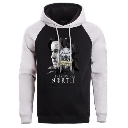 Game Of Thrones Men Jonesnow Hoodie Sweatshirt Male Hoodies Winter Fleece Sweatshirts King In The North