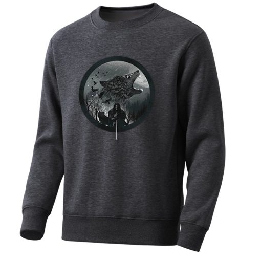 Game Of Thrones Men S Hoodie 2020 Spring Autumn Fashion Sweatshirts Wolf Jon Snow Mens Sweatshirt 2