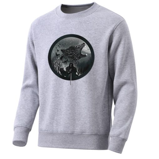 Game Of Thrones Men S Hoodie 2020 Spring Autumn Fashion Sweatshirts Wolf Jon Snow Mens Sweatshirt 3