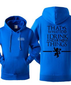 Game Of Thrones Men s Hoodies Sweatshirt House Stark Jon Snow Tracksuit Fleece Hooded Streetwear Sportswear 1