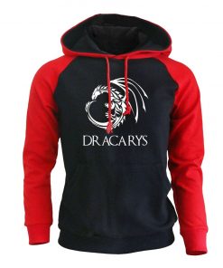 Game Of Thrones Pullover Man Casual Hoodie Harajuku Casual Streetwear Printed Dracarys Dragon Raglan Tracksuit Men 3