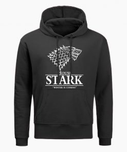 Game Of Thrones Sweatshirt House Stark The Song Of Ice And Fire Winter Is Coming Mens