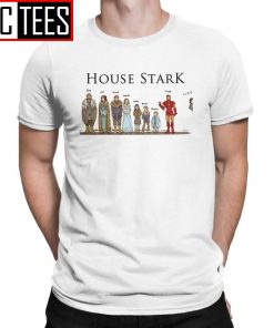 Game Of Thrones T Shirts House Stark Family Members Winterfell Men T Shirt Hipster Cotton Short