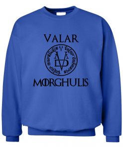 Game of Thrones Men Sweatshirts Valar Morghulis All Men Must Die Print Funny Mens Hoodies 2019 2