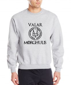 Game of Thrones Men Sweatshirts Valar Morghulis All Men Must Die Print Funny Mens Hoodies 2019