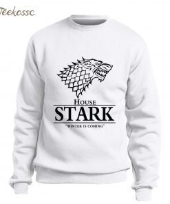Game of Thrones Sweatshirt Men House Stark Hoodie A Song of Ice and Fire Crewneck Sweatshirts 1