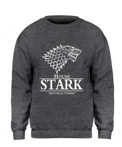 Game of Thrones Sweatshirt Men House Stark Hoodie A Song of Ice and Fire Crewneck Sweatshirts 4