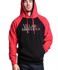 Game of Thrones Valar Morghulis Print Male Raglan Hoodie 2020 Autumn Winter Fleece SSweatshirt Hip Hop 1