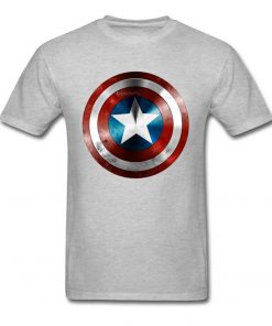 Get This Man A Shield T shirt Captain America T Shirt 3D Tops Tees Fashion Black 1