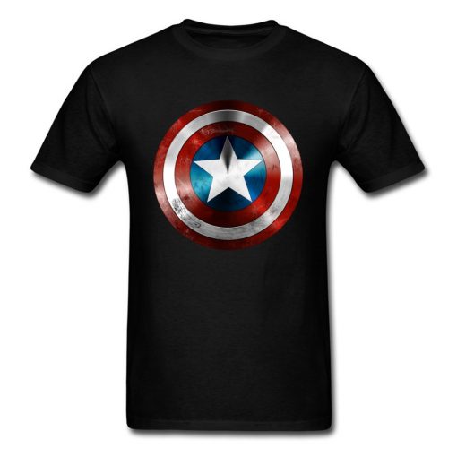 Get This Man A Shield T shirt Captain America T Shirt 3D Tops Tees Fashion Black