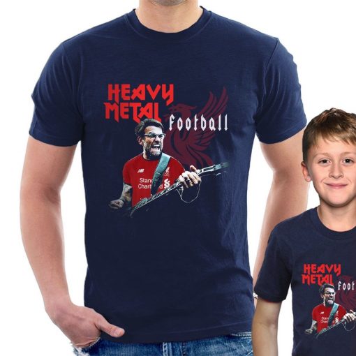 HEAVY METAL FOOTBALL JURGEN KLOPP T SHIRT Liverpool Funny adult kids Tee Cool Casual pride t 1