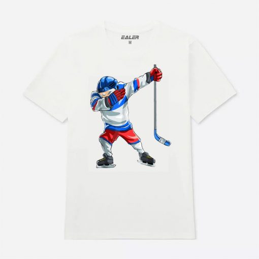 Han Duck Cotton O Neck T Shirts for ice Hockey High quality free shipping Vintage Short 5