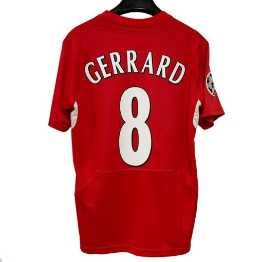 High quality 2005 8 Gerrard Retro Classic Camisa Jerseys 2005 customize AC Liverpool Alonso Garcia Carragher