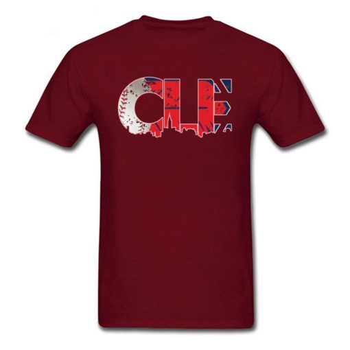 Hiphop T shirt Men Cleveland Ohio CLE Indians T Shirt 2019 New Coming Cotton Tshirt Male 1