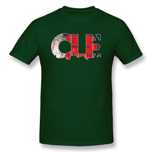 Hiphop T shirt Men Cleveland Ohio CLE Indians T Shirt 2019 New Coming Cotton Tshirt Male 4