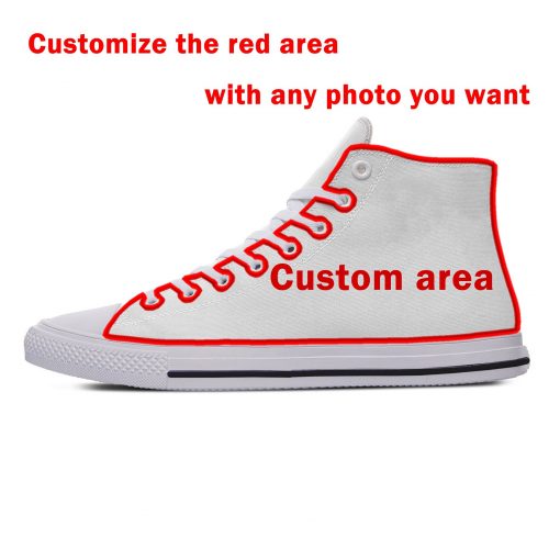 Hot Horror TV The Walking Dead Fashion Popular Casual Canvas Shoes High Top Lightweight Breathable 3D 5