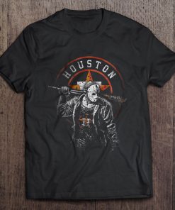Houston Streetwear Harajuku 100 Cotton Men S Tshirt Astros Jason Voorhees Tshirts