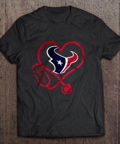 Houston Streetwear Harajuku 100 Cotton Men S Tshirt Texans Stethoscope Tshirts