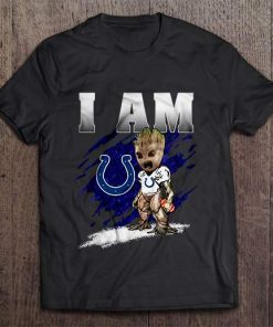 I Am Indianapolis Streetwear Harajuku 100 Cotton Men S Tshirt Colts Groot Tshirts
