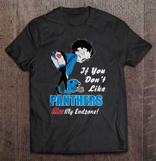 If You Don T Like Panthers Kiss My Endzone Carolina Streetwear Harajuku 100 Cotton Men S