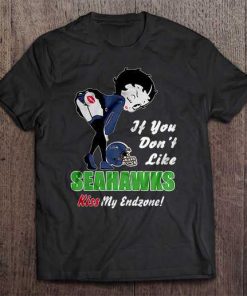 If You Don T Like Seahawks Kiss My Endzone Seattle Streetwear Harajuku 100 Cotton Men S