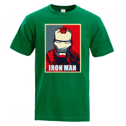 Iron Man T Shirt Men Fashion Brand Tony Stark T Shirt 2019 Summer Casual Cotton Tshirt 4