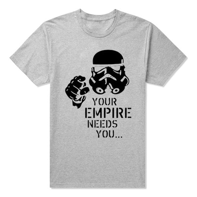 Join the Empire Fashion Star Wars Men T Shirts Short Sleeve Yoda Darth Vader Cartoon Man 1