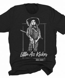 Judith Grimes Little Ass Kicker The Walking Dead T shirt Rick Grimes Car Custom T shirt 1
