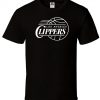 LA Clippers Black T Shirt Fan Lob City Basketball Los Angeles All Sizes S 3XL Harajuku