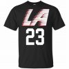 Lou Williams La Clippers City Edition T Shirt 23 Lou Williams Tee Shirt Short Fashion Tee