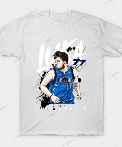 Luka Doncic T Shirt basketball team basketball player dirk nowitzki luka hottest basketball player 1