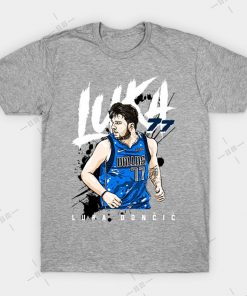 Luka Doncic T Shirt basketball team basketball player dirk nowitzki luka hottest basketball player 2