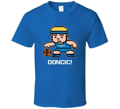 Luka Doncic Tecmo Player Dallas Basketball Fan T Shirt T Shirt Hoodies