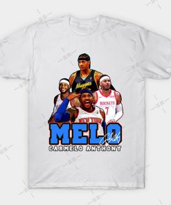 MELO T shirt Carmelo Anthony tee nyc knickstape ny newyork basketball knicks new york melo knickerbockers 1