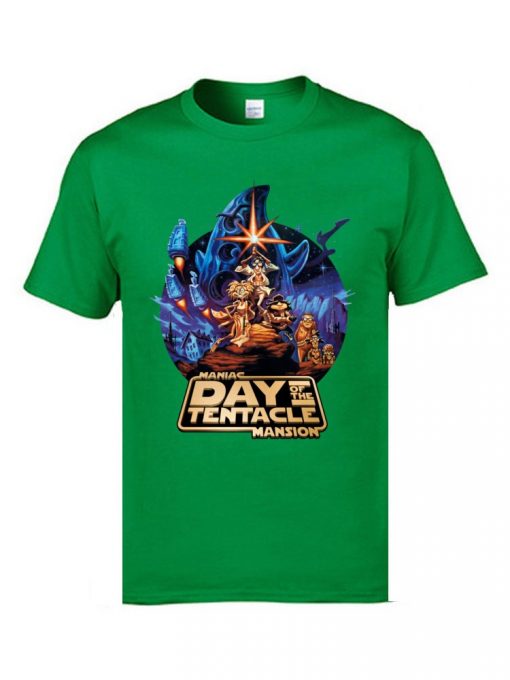 Marval Comic Anime T Shirts Day of the Tentacle Star Wars Mashup Magic Tshirts 3D Print 2