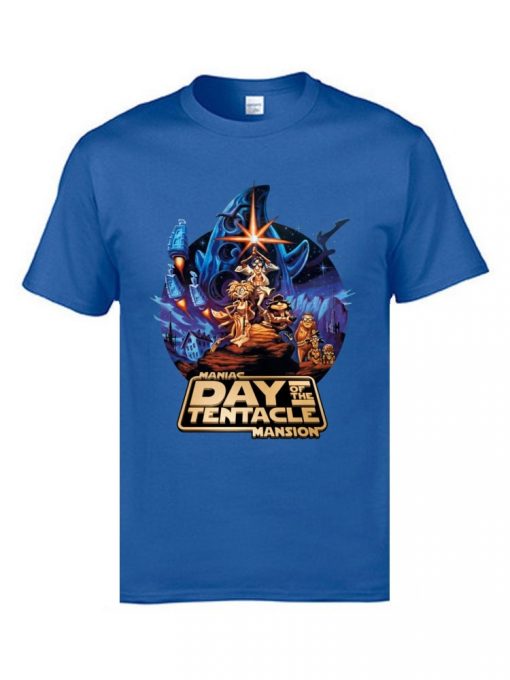 Marval Comic Anime T Shirts Day of the Tentacle Star Wars Mashup Magic Tshirts 3D Print 3