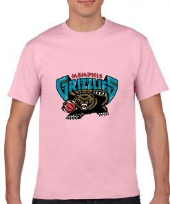Memphis Grizzlies Cartoon Men Basketball Jersey Tee Shirts Fashion Man streetwear tshirt 1
