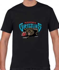 Memphis Grizzlies Cartoon Men Basketball Jersey Tee Shirts Fashion Man streetwear tshirt 3