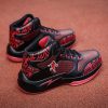 Men Basketball Shoes High Top Comfortable LitheTraining Boots Ankle Boots Outdoor Men Sneakers Athletic Sport Shoes