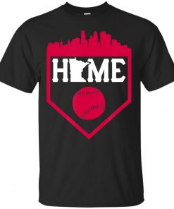 Men S Minnesota Baseball Vintage Home Skyline Twin City T Shirt Size M 3Xl Summer Style