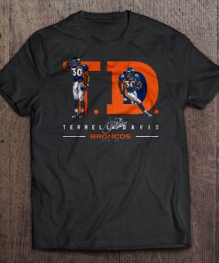 Men T Shirt T D Terrell Davis Broncos Denver Women t shirt