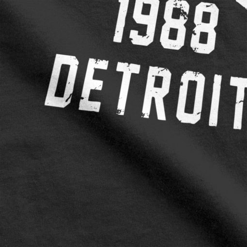 Men T Shirts Techno 1988 Detroit Fashion 100 Premium Cotton Tees Camiseta T Shirts Round Neck 2