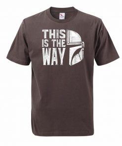 Men The Mandalorian T Shirts 2020 Summer Tops Tees Cotton Short Sleeve Star Wars This Is 4