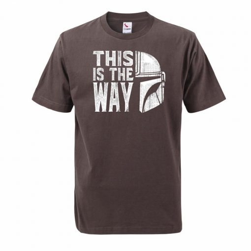 Men The Mandalorian T Shirts 2020 Summer Tops Tees Cotton Short Sleeve Star Wars This Is 4